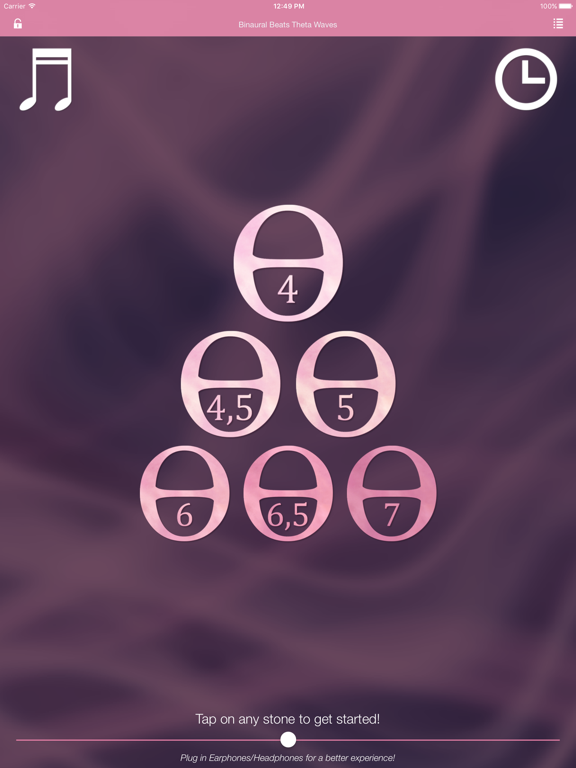 Screenshot #4 pour Binaural Beats Ondes Thêta - Ondes Cérébrales avec Musique de Méditation pour Pleine Conscience et Hypnothérapie, Asana Yoga