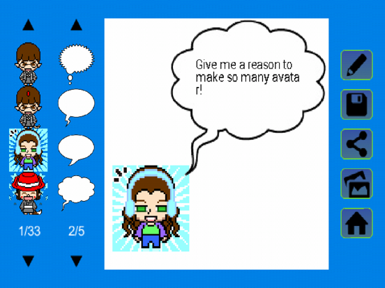 Q Avatar iPad screenshot 4 - Social Networking app