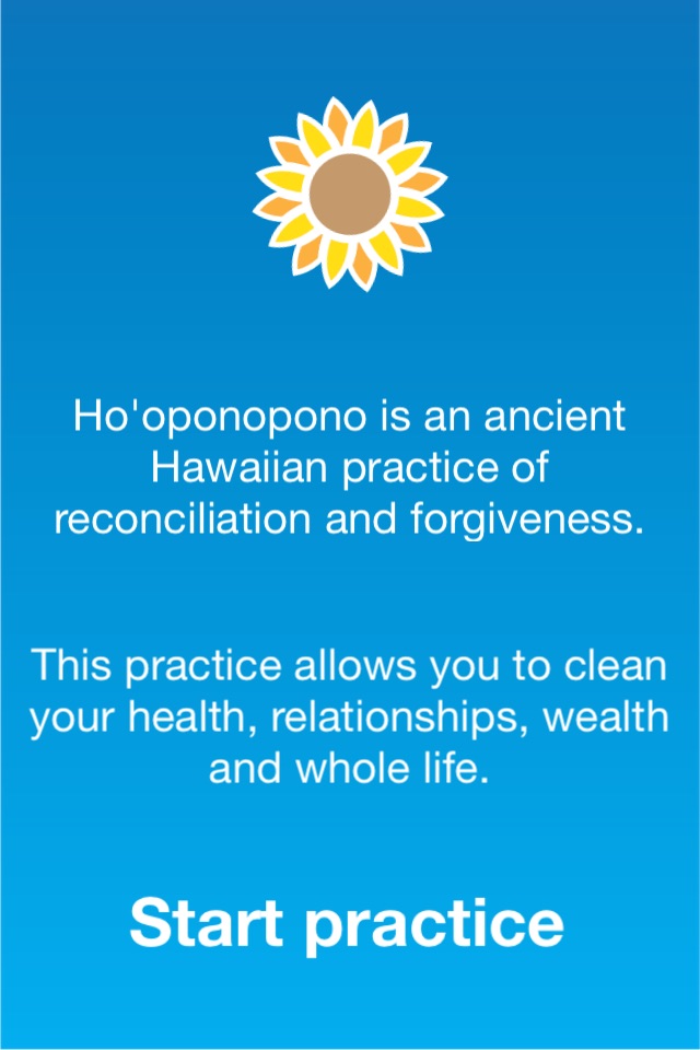 Hoopo - meditation trainer for Ho'oponopono. Clean your Health, Relationships, Wealth and Whole Life screenshot 4