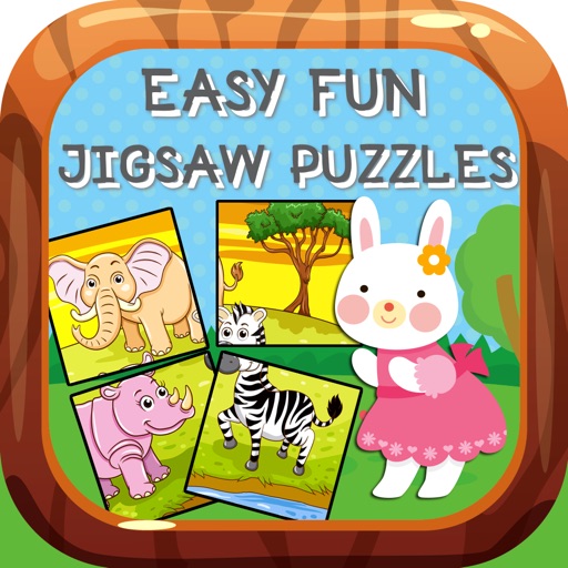Easy Fun Jigsaw Puzzles! Brain Training Games For Kids And Toddlers Smarter icon
