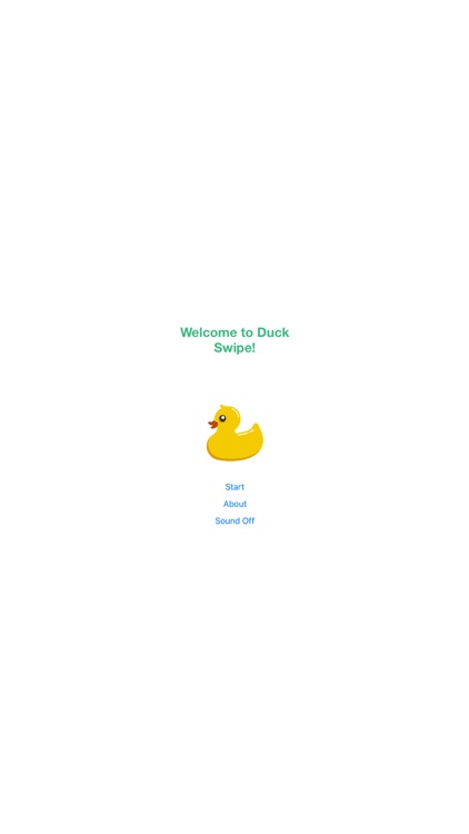 The Duck Swipe App - How many times can you swipe the duck?