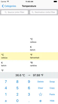 Convert units easy Lite iPhone image 3