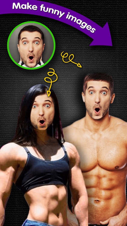 Muscle Face Swap - Visage Blender to Combine Yr Selfie with Hole of Fitness Photo