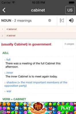 Game screenshot Collocation Dictionary hack