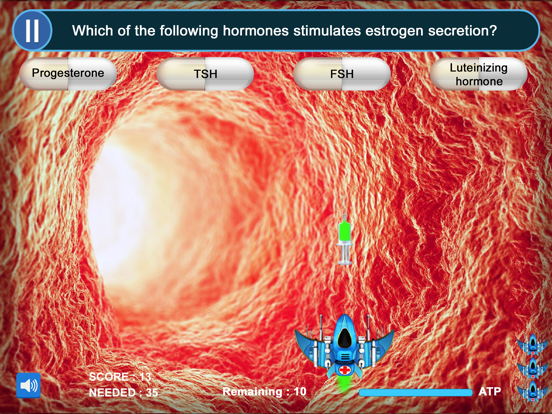 Screenshot #6 pour Medical Physiology Review Game for USMLE Step 1 & COMLEX Level 1 (SCRUB WARS) LITE