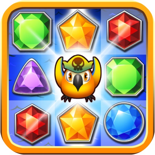 Crazy Jewel Pirates - Puzzle game