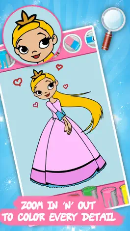 Game screenshot Книжка-раскраска : принцесс hack