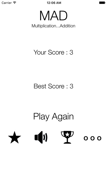 MAD - 3 minute Brain workout