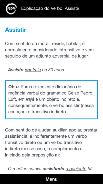 Regência Verbal para Concursos