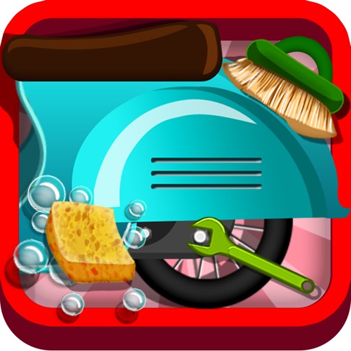 Scooty Repair Shop – Fix & wash kid’s bikes in this crazy mechanic game
