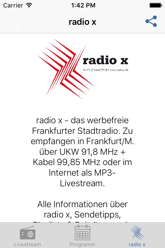 radio x app screenshot 3