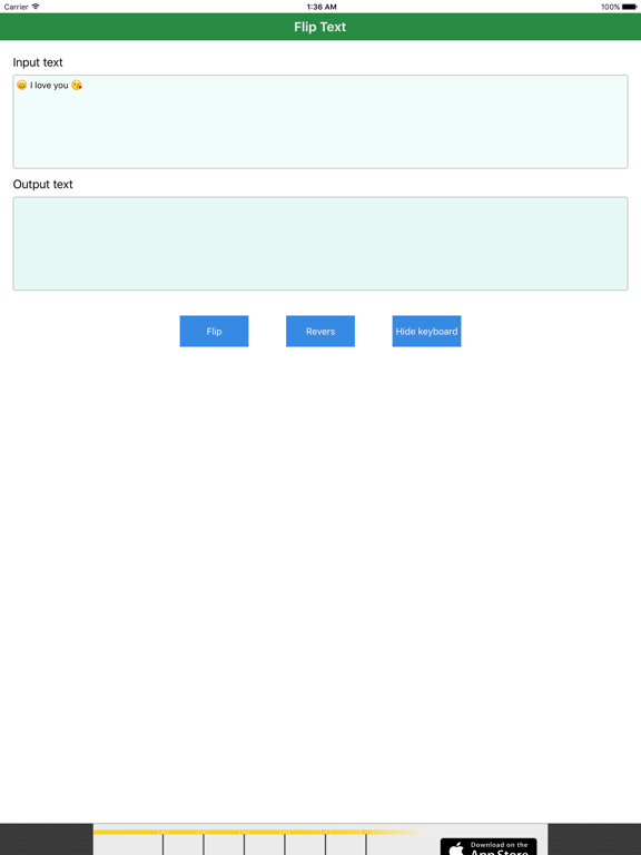 Flip Text 2016 iPad screenshot