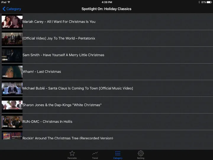 Captura de pantalla de LoopTube HD - Autoplay Videos In A Loop en iPhone 5