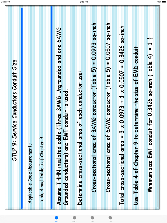 Screenshot #6 pour Electrical Load Calculations Sample Case Studies