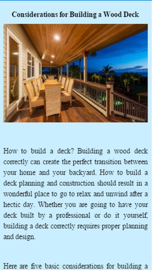 How To Build A Deck