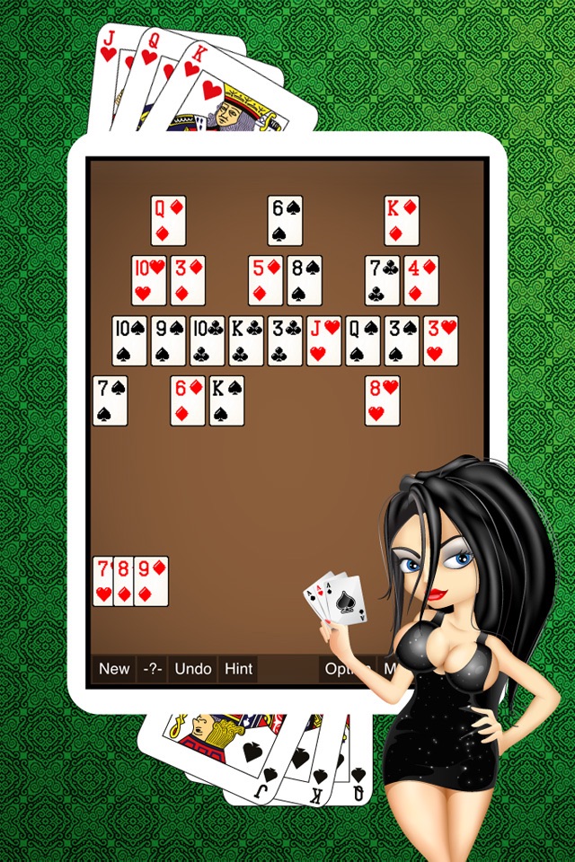 Tri-Peaks Solitaire Free Card Brain Training IQ screenshot 2