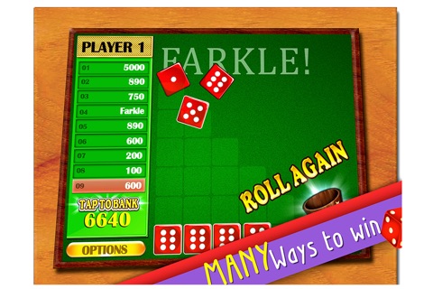 Farkel Darsh Mania - Hot Dice Addict Board Game Pro screenshot 2