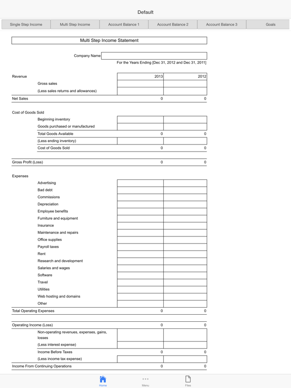 Screenshot #6 pour Income Statement