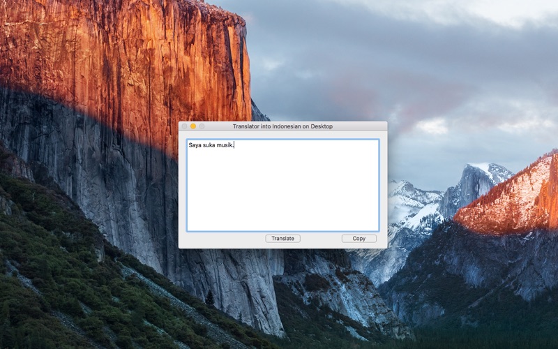 Translator into Indonesian on Desktop thumbnail 2