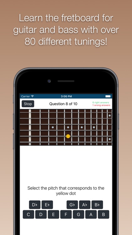 Fretboard Trainer - Learn the notes for guitar and bass