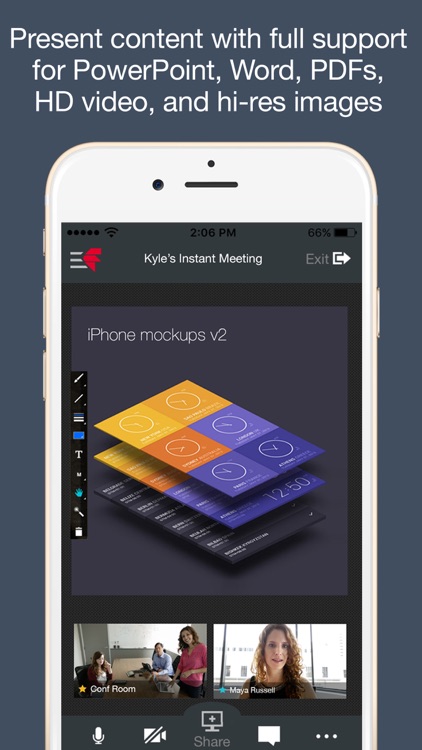 Fuze Meetings for iPhone