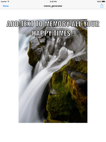 Screenshot #6 pour Memory generator -- add text to my photos - lite (free)