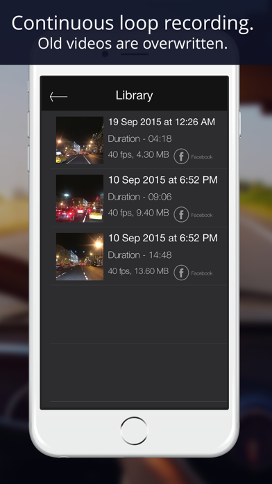 Road watcher: dash camera, car video recorder. Screenshot 4