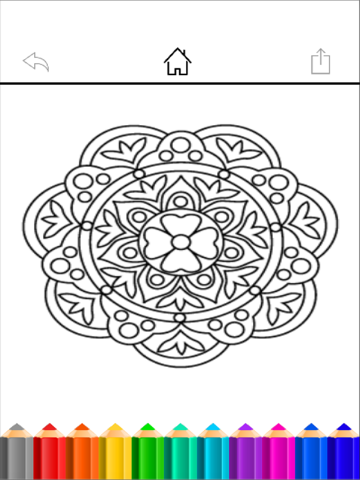Screenshot #5 pour ColorShare : Best Coloring Book for Adults - Free Stress Relieving Color Therapy in Secret Garden