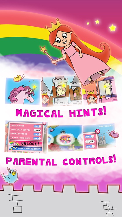 Princess Fairy Tale Coloring Wonderland for Kids and Family Preschool Free Edition screenshot-3