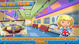 Game screenshot Metro Train Factory Simulator Kids Games hack