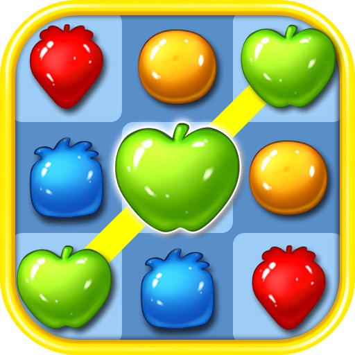 Ace Fruit Connect Sugar Mania HD 2 - Fruits Link Best Match 3 Puzzle Game Free iOS App