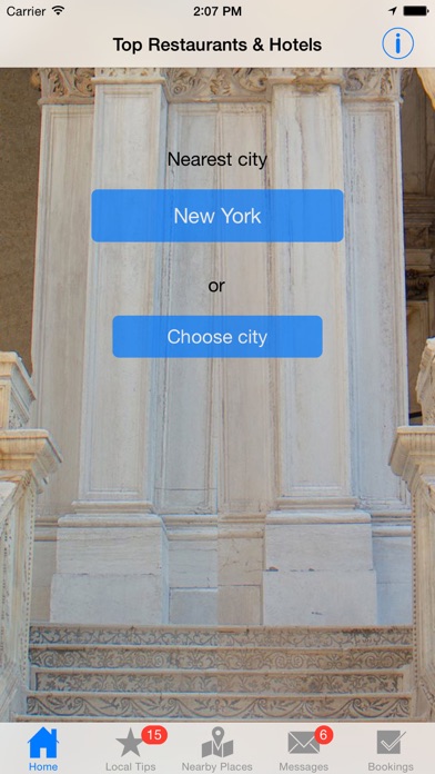Screenshot #1 pour TheBestRestaurantsHotels