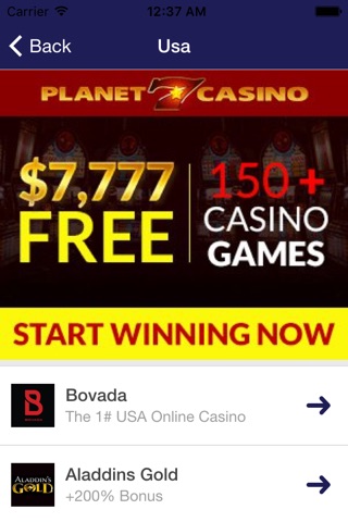 Real Money Online Casino - Casino Offers,  Free Spin and Deposit Bonus screenshot 3