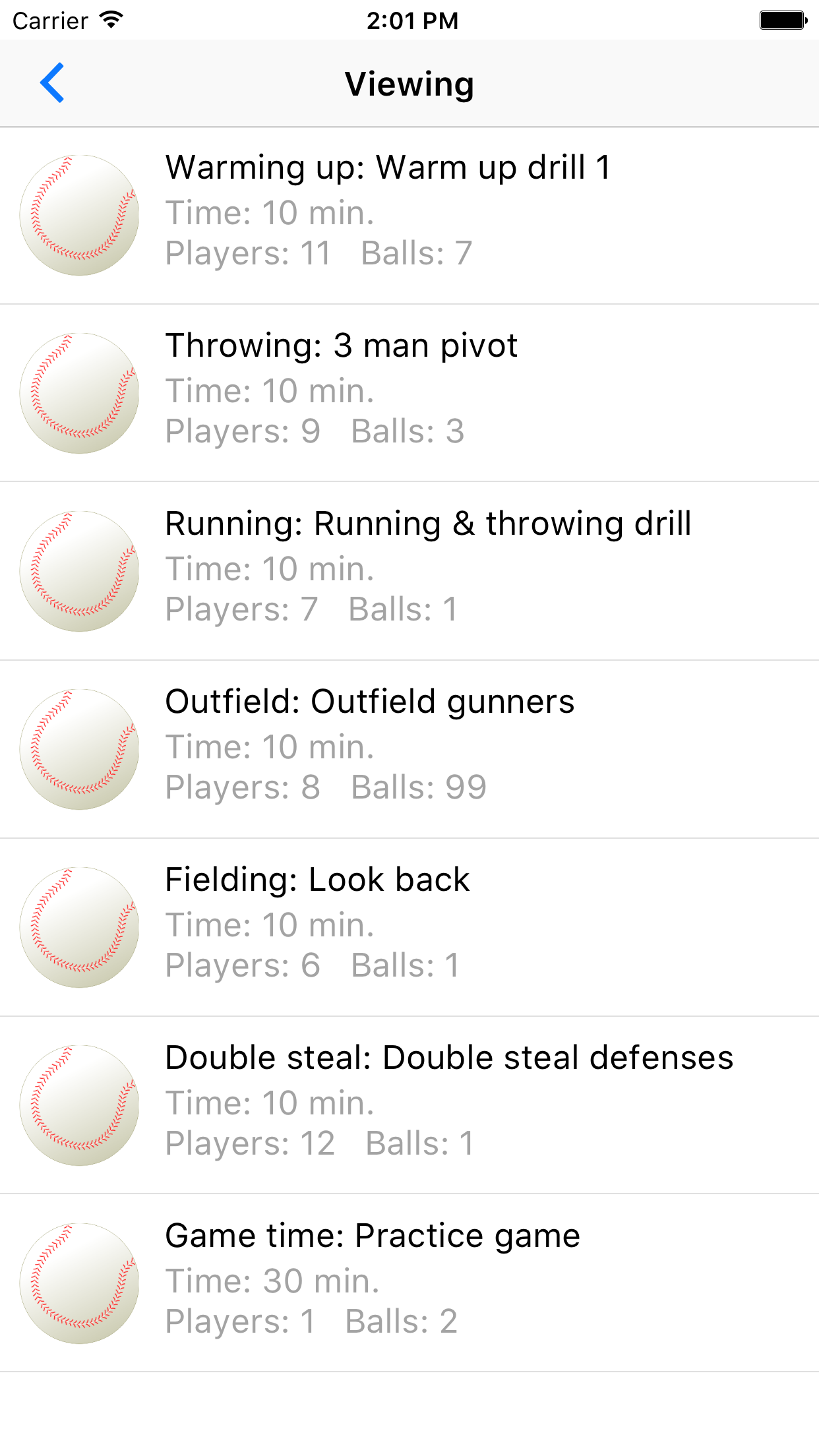 Baseball Playview