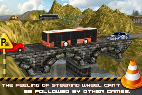 Tourister Bus driver 3D Parking: hill city screenshot 3
