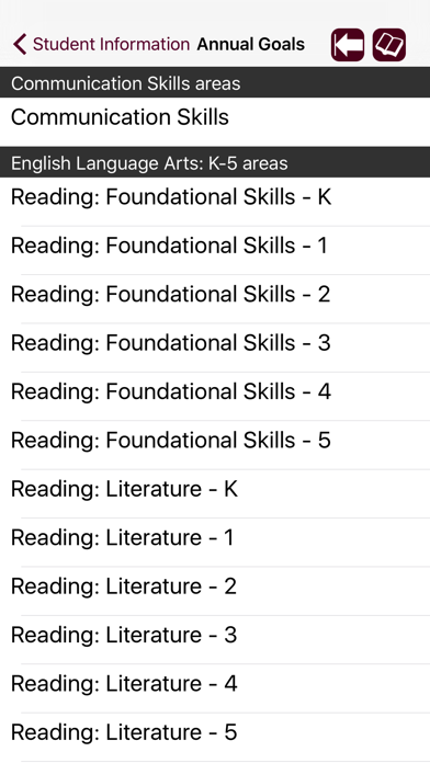 Screenshot #2 pour IEP Goals & Objectives w Common Core Standards II