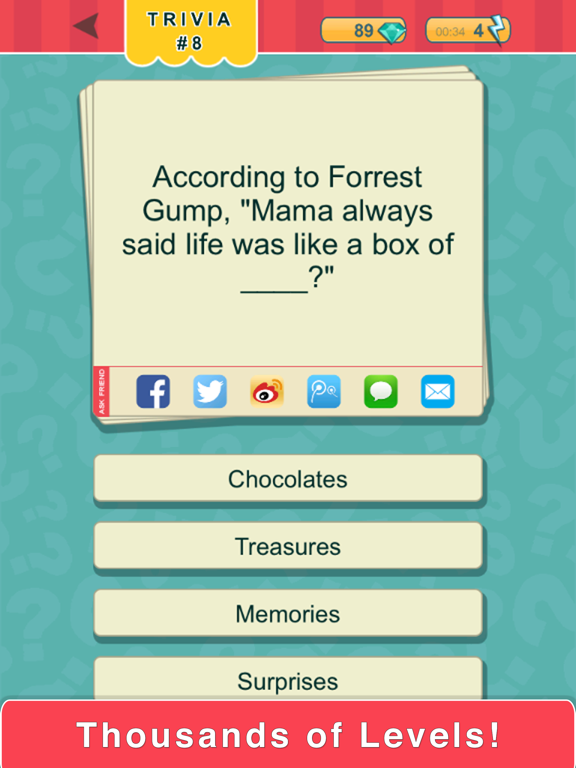 Screenshot #4 pour Trivia Quest™ Phrases - trivia questions