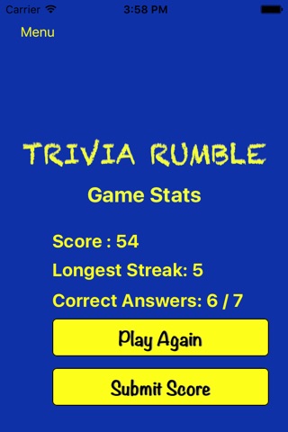 Trivia Rumble screenshot 4