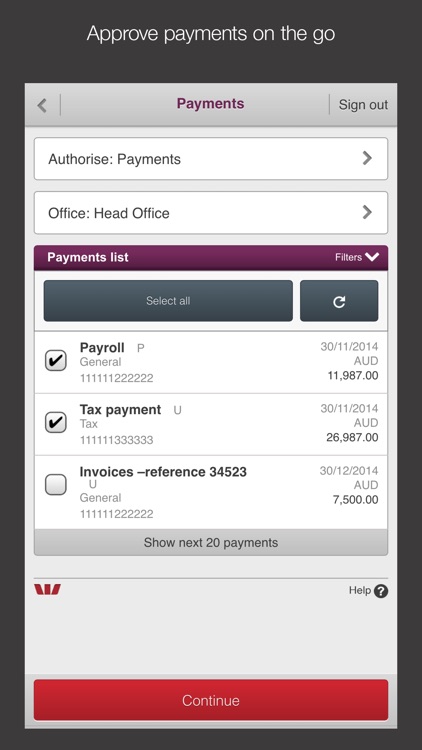 Westpac Corporate Mobile screenshot-3