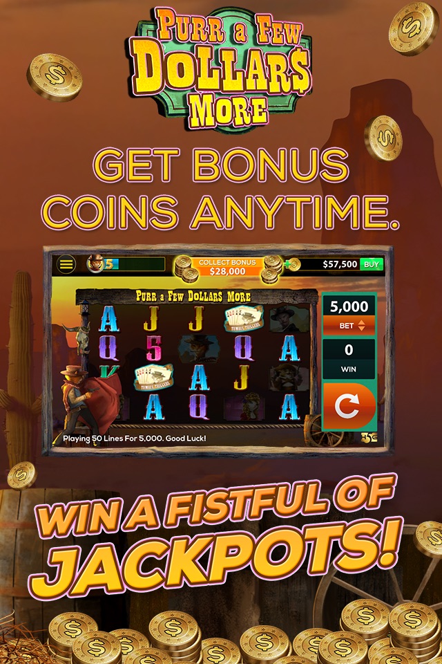 Purr A Few Dollars More: FREE Exclusive Slot Game screenshot 2