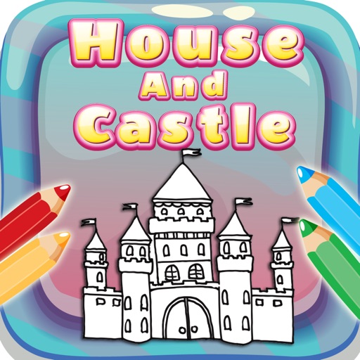 House And Castle Coloring Book : Free for Kids And Toddlers! iOS App