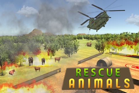 Jungle Fire Helicopter Rescue – Mission Impossible Extreme Forest screenshot 4