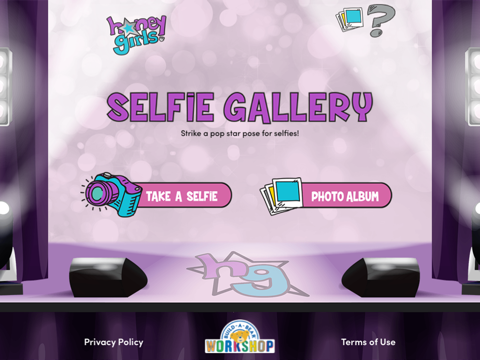 Honey Girls Selfie Gallery iPad screenshot 2 - Entertainment app