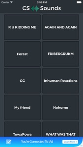 CS Sounds screenshot #1 for iPhone