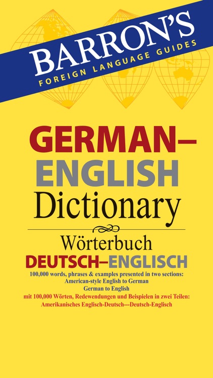 Barron’s German-English Bilingual Dictionary