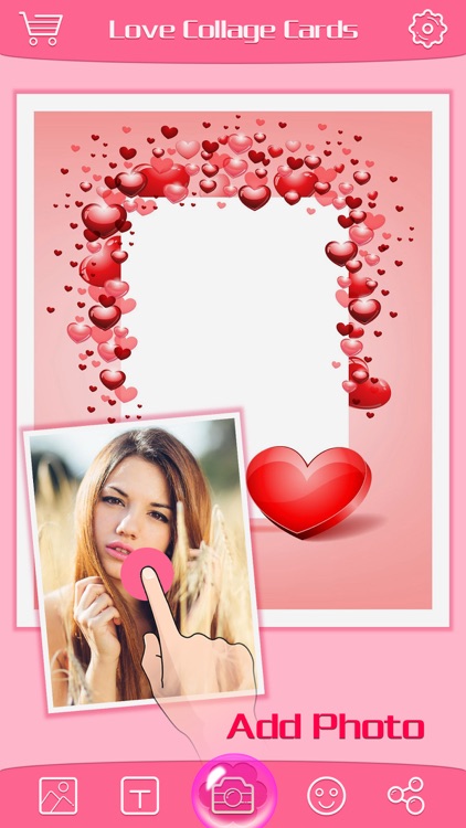 Love Greeting Cards Maker - Picture Frames for Valentine's Day & Kawaii Photo Editor screenshot-3