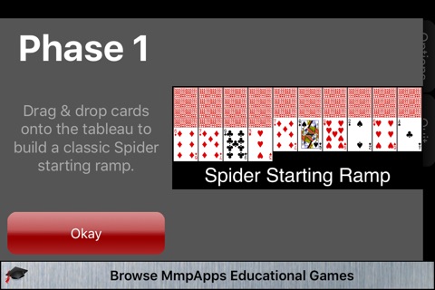 Phased Spider Solitaire screenshot 2