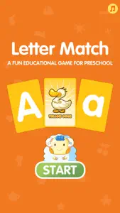 Letter Match Flash Cards (Letters game for preschool) screenshot #1 for iPhone