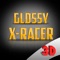 Glossy X Racer is a challenging 3D game where you have to steer your space ship in a futuristic glossy environment
