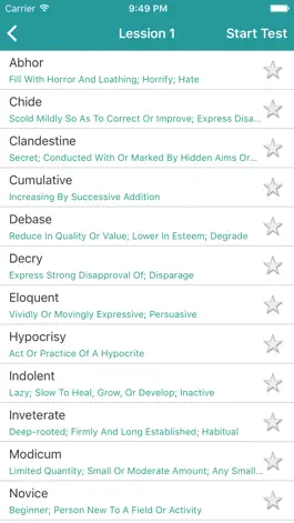 Game screenshot IELTS Vocabulary High Score (Learn And Practice) apk